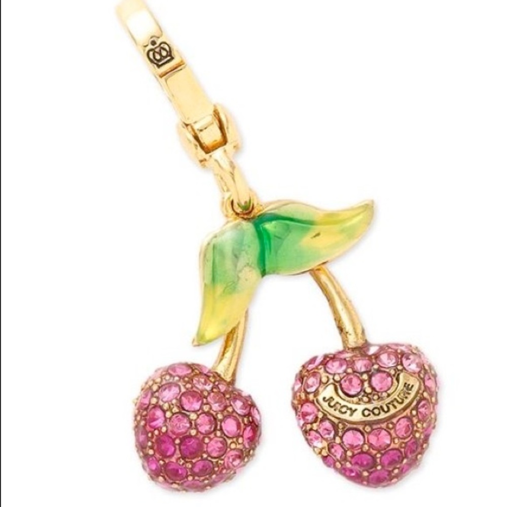 Juicy Couture Pave Cherries Charm (Never Worn)